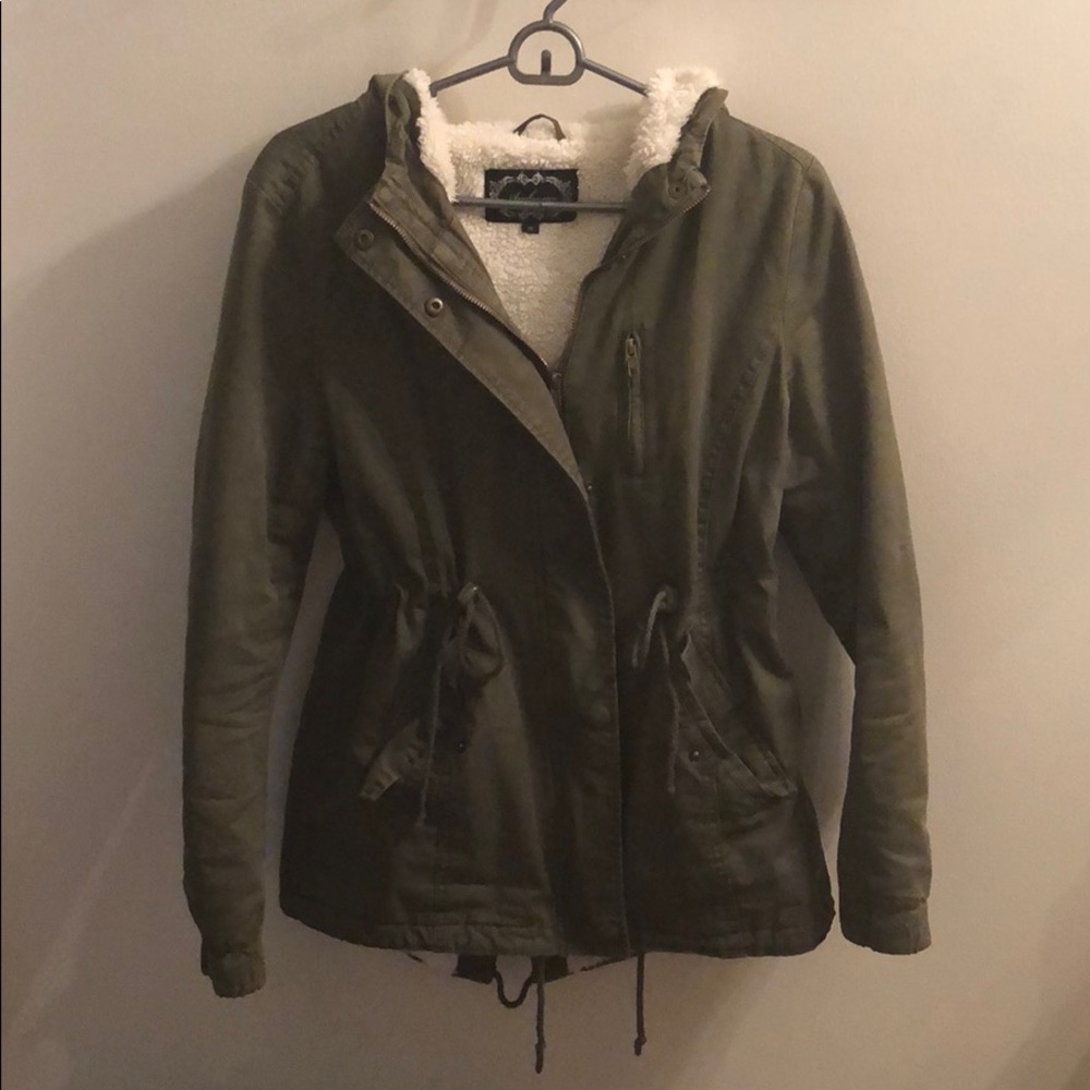 Medium Army green utility jacket